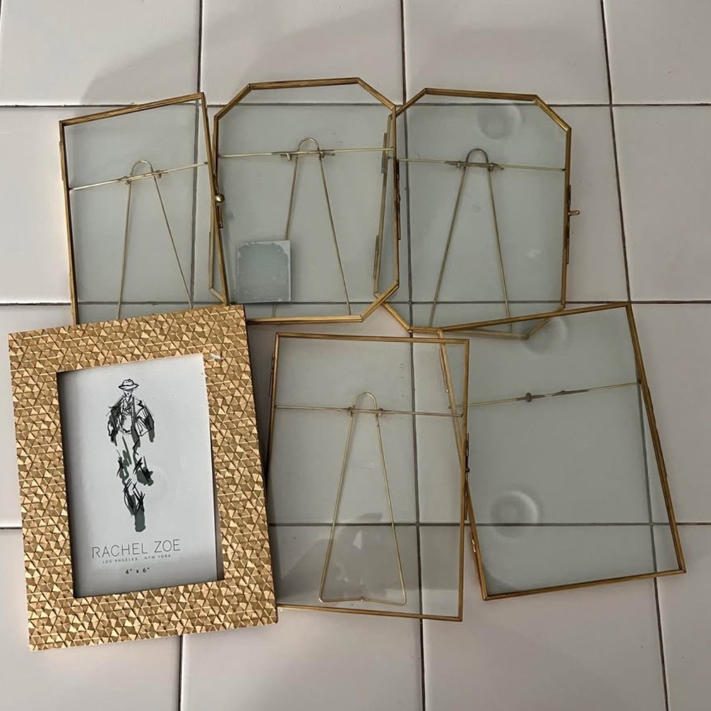 Rachel Zoe Textured Gold Picture Frame Collection